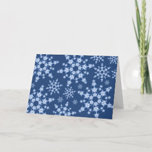 Patchwork Snowflake Blizzard Feiertagskarte