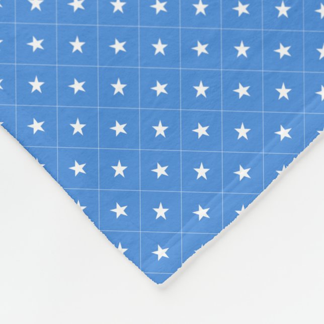 Patchwork Somalia Flag Pattern Fleecedecke (Ecke)