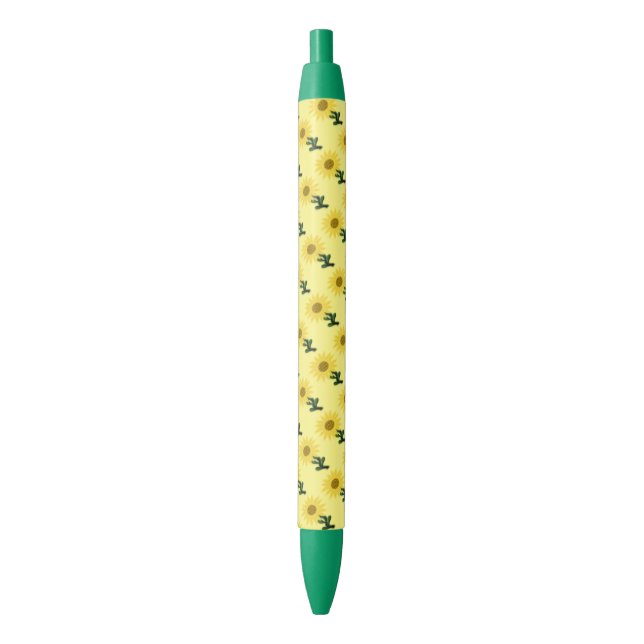 Patchwork-Sonnenblume-Stift Kugelschreiber (Vorderseite Vertikal)