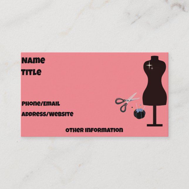 Patchwork Standard, Carte de visite 3,5 pouces x 2 (Devant)