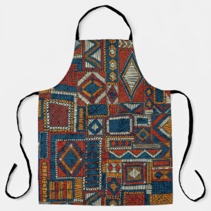 Patchwork Style Stilbestickt Vintag Schürze