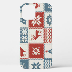 Patchwork Style: Weihnachts-Ziermuster Case-Mate iPhone Hülle