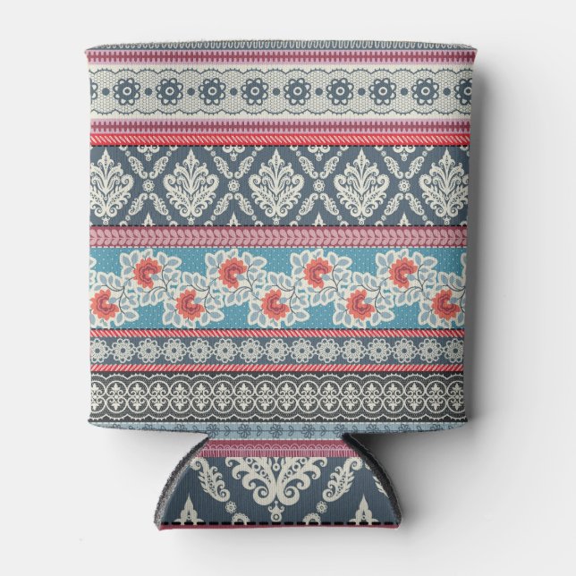 Patchwork Tiles Versatile Muster Dosenkühler (Vorderseite)