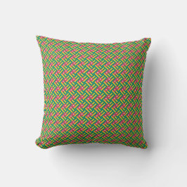 Patchwork Togo Flag Muster Kissen