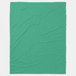 Patchwork Turkmenistans Flaggenmuster Fleecedecke