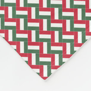 Patchwork Ungarn Flag Pattern Fleecedecke