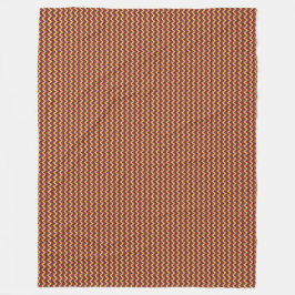 Patchwork Venezuela Flag Pattern Fleecedecke