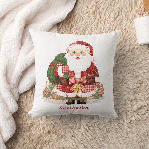 Patchwork Weihnachten Kissen