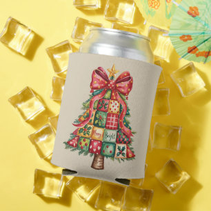 Patchwork-Weihnachtsbaum Coquette Xmas Baum Dosenkühler