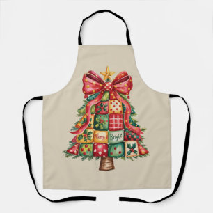 Patchwork-Weihnachtsbaum Coquette Xmas Baum  Schürze