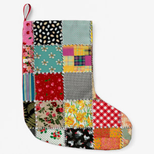 Patchwork-WeihnachtsStrumpf Kleiner Weihnachtsstrumpf