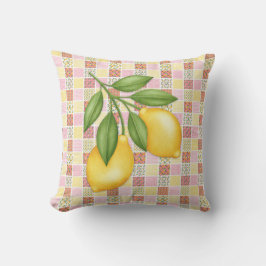 Patchwork-Zitrone Kissen
