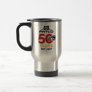 PATCO 50-Jubiläum-Logo 15. Unze Reisebecher