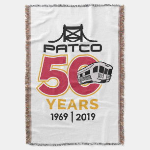 PATCO 50th Anniversary Limited Edition Throw Decke