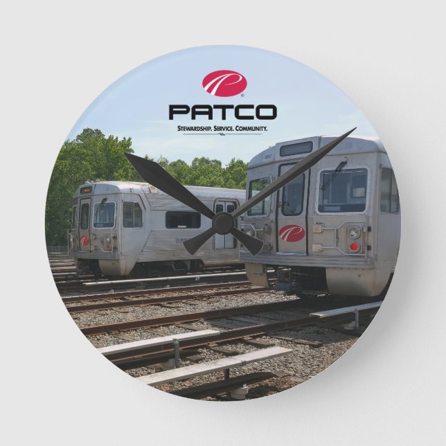 PATCO Kreis-Wanduhr Runde Wanduhr (Vorderseite)