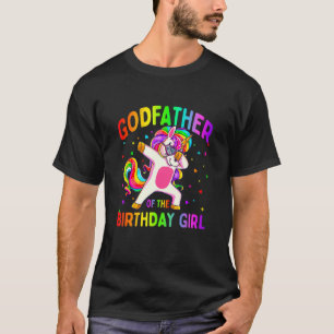 Pate der Geburtstagsparty Girl Dabbing Unico T-Shirt