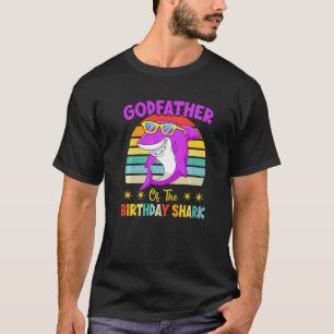 Pate der Hai Geburtstagsfamilie gehen T-Shirt