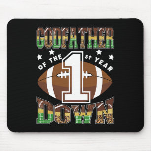 Pate des 1. Jahres Fußball erste Geburt Mousepad
