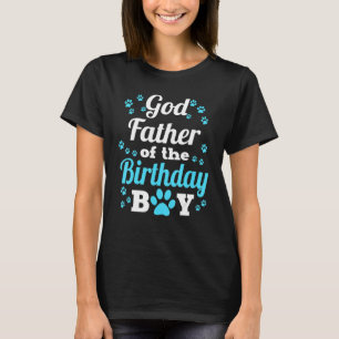 Pate des Geburtstags-Jungen Hund Paw Bday Party T-Shirt