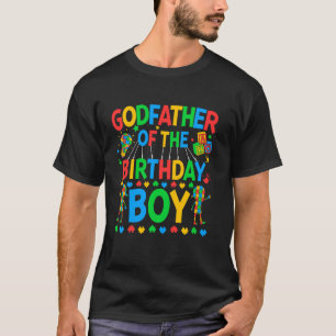 Pate des Geburtstagsjungen Autismuserkenntnis Puz T-Shirt