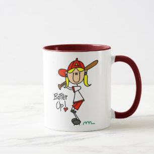 Pâte lisse ! Chiffre tasse de bâton du base-ball