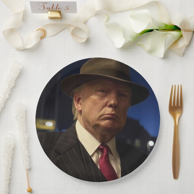 Pate of America Don J. Trump Pappteller (Hochzeit)