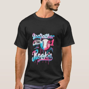 Pate von Rookie 1. Geburtstag Baseball Drip Fam T-Shirt