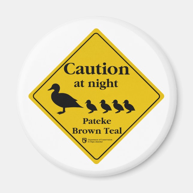 Pateke Sign Magnet (Vorne)