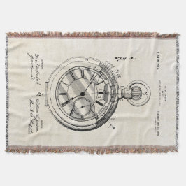 Patent-Druck-Jordanien-Taschen-Uhr-Wurfs-Decke Decke