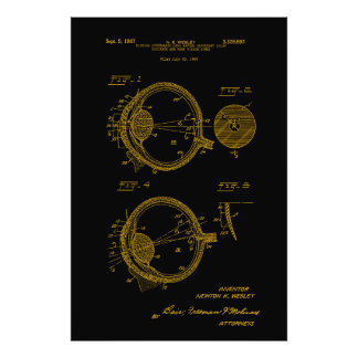 Patent für multifokale Linsen des Katarakts 1962 Fotodruck