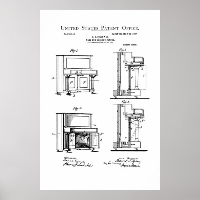 Patent - Klavier - Plakat (Vorne)