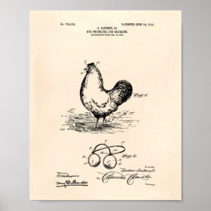 Patent-Kunst altes Peper der Poster