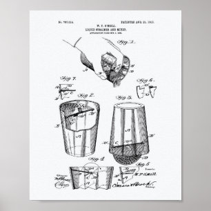 Patent-Kunst-Weißbuch des Mischer-1903 Poster