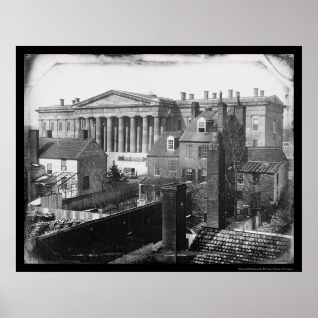 Patentamt der Vereinten Staaten Daguerreotyp 1846 Poster (Vorne)