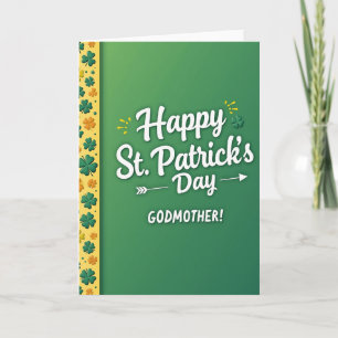 Patentante Alles Gute zum St. Patrick's Day Karte