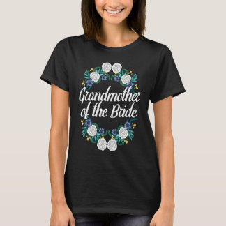 Patentante der Braut Blumenkranz Brautparty T-Shirt