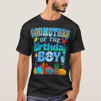 Patentante Des Geburtstagskindes Aquarium Meeresti T-Shirt