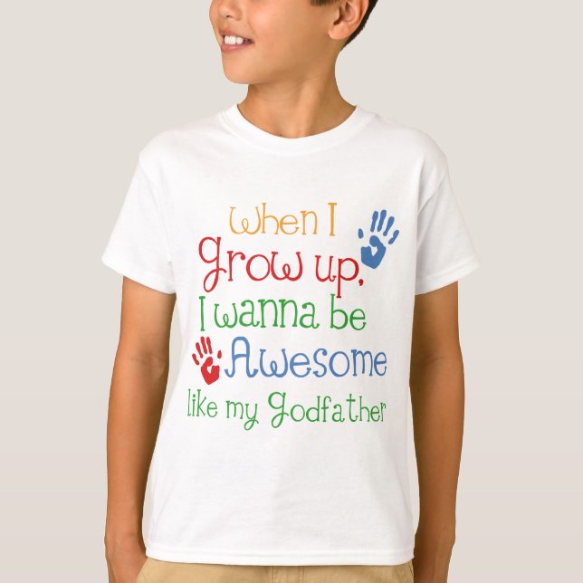 Patentkind-Geschenk-fantastischer Pate T-Shirt (Vorderseite)