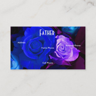 Pater Blue Lila Rose Visitenkarte