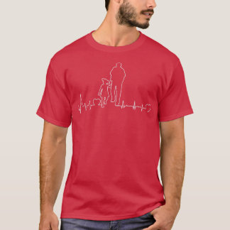 Pater Daughter Heartbeat Vater Child Bond T-Shirt