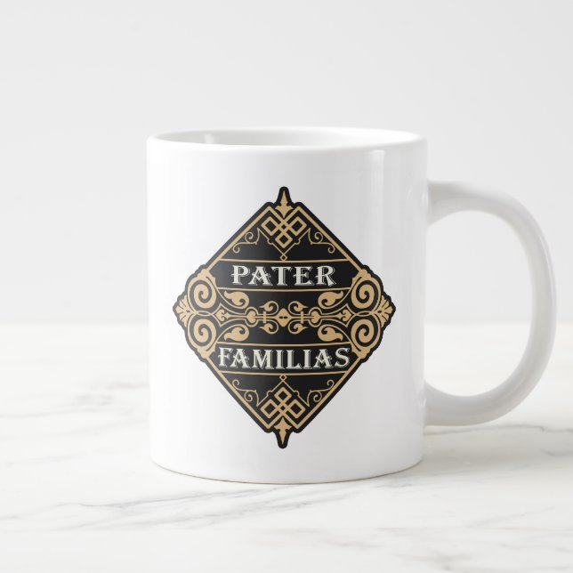 Pater Familias (Vater der Familie) Jumbo-Tasse (Rechts)