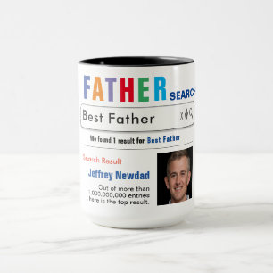 Pater Funny Custom Best Search Geschenkidee Tasse