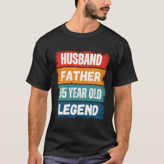 Pater Husband 65 Legend Proud Vater Papa T-Shirt