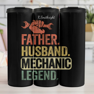 Pater Husband Mechanic Legend erschüttert Thermosbecher