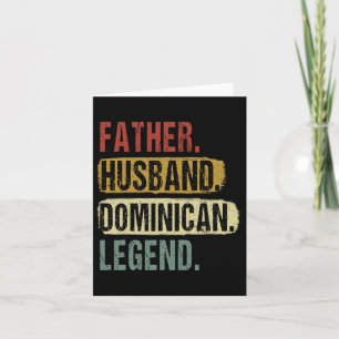 Pater Husnd Dominican Legend Dominica Vater Father Karte