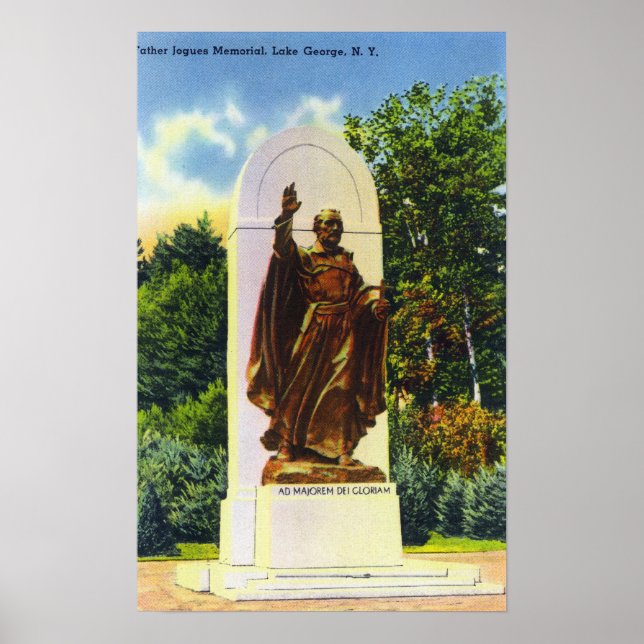 Pater Jogues Memorial View Poster (Vorne)