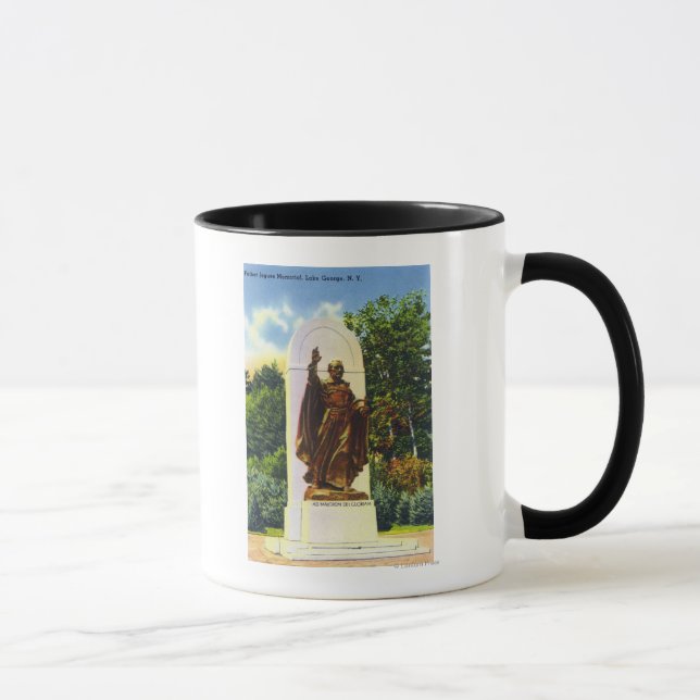Pater Jogues Memorial View Tasse (Rechts)