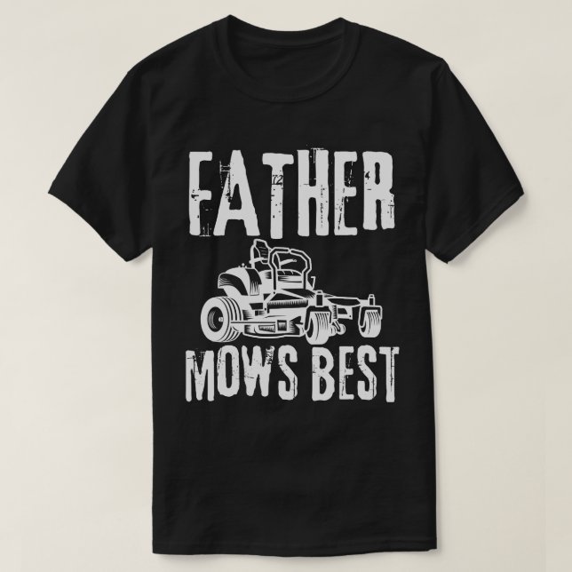Pater Mows Best - beängstigend Vintag T-Shirt (Design vorne)