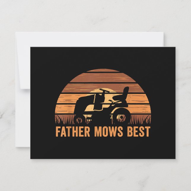 Pater Mows Best Lawn Care Vater Mowing Gardenfett (Vorderseite)
