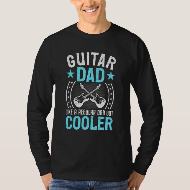 Pater Music - Gitarre-Vater wie ein regelmäßiger V T-Shirt (Vorderseite)